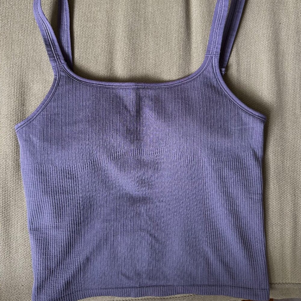 Ebb to street scoop neck cropped tank size 6 nightfall